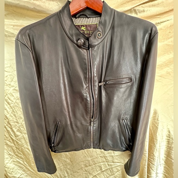 Etro leather jacket - Picture 1 of 5